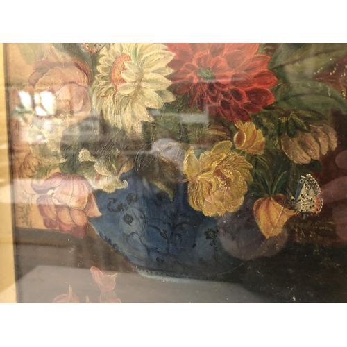 4 - British School, 19th/Early 20th Century - Still Life with Blue Vase, oil on canvas, unsigned, 23 x 3... 