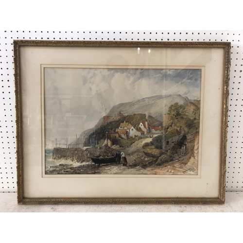 70 - John Francis Salmon (1808-1886) - 'Cornwall' (1863), watercolour and bodycolour on paper, signed, ti... 