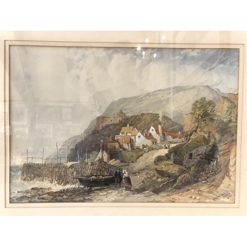 70 - John Francis Salmon (1808-1886) - 'Cornwall' (1863), watercolour and bodycolour on paper, signed, ti... 