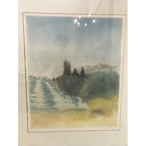 85 - Three prints including: Donald Wilkinson (b.1937) - 'Provencal Landscape / Midday Sun', limited edit... 