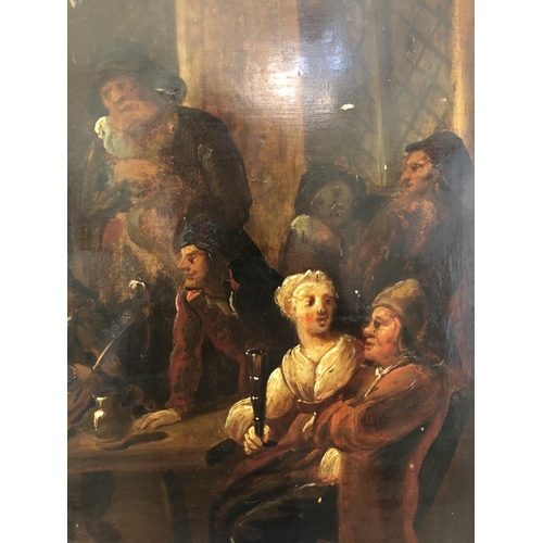 9 - (Dutch School, c.17th Century) - Genre Painting of A Tavern Scene, oil on panel, unsigned, 81.7 x 45... 