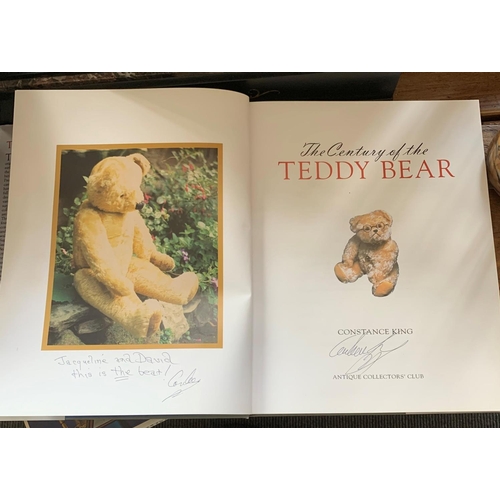 399 - Large Teddy Bear, mid 20th century, by Chad Valley with thick gold plush, jointed body, velveteen pa... 