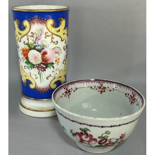 1110 - Miscellaneous collection including a Loselware square taper jardiniere with floral detail, Victorian... 