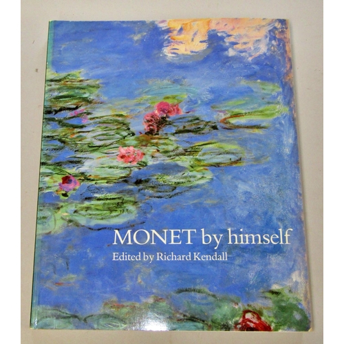 237 - Books on Monet, Hockney, The Impressionists, etc, together with a few further books including Jane A... 