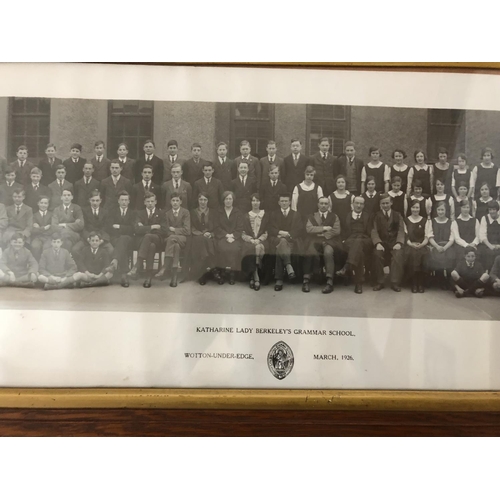 111A - (Local Interest) Three Frames school photos from Katharine Lady Berkeley's Grammar School, Wotton-un... 