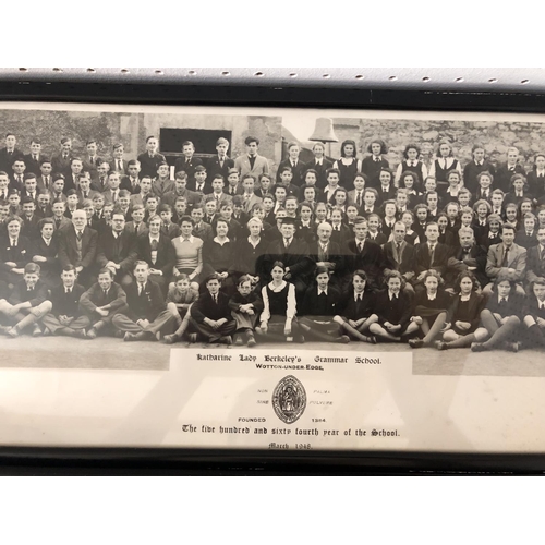 111A - (Local Interest) Three Frames school photos from Katharine Lady Berkeley's Grammar School, Wotton-un... 