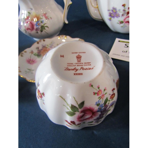 1031 - Royal Crown Derby Posies pattern tea wares, further similar New Chelsea pattern tea wares, etc