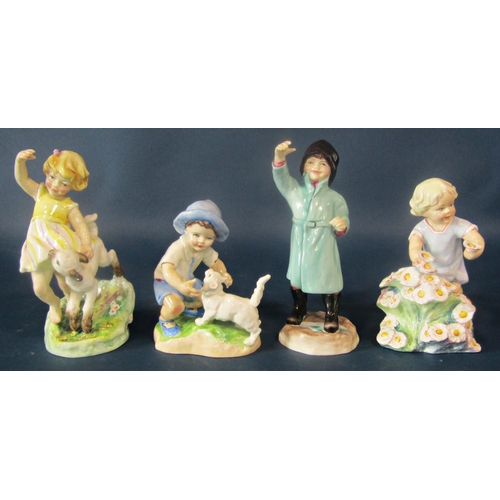 1039 - Twelve Worcester porcelain figures modelled by F G Doughty comprising the 12 Months of the Year