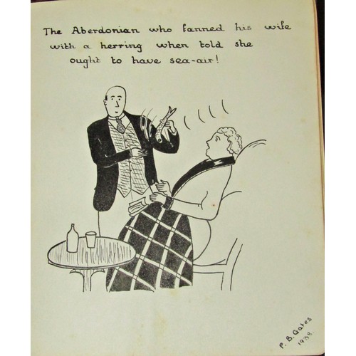 266 - An autograph album containing sketches verse and some autographs including Flanagan and Allen, toget... 