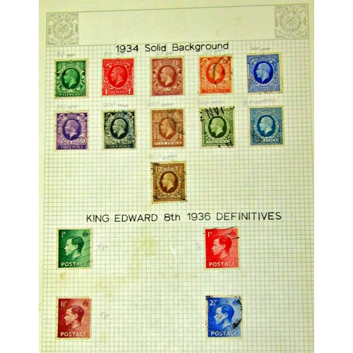 273 - Box folder containing miscellaneous collection of George V, Edward VIII and other stamps, some unsor... 