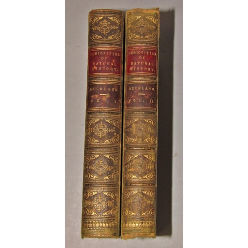 169 - Natural History Interest - Curiosities of Natural History, by Backland, 2 volumes leather bound, 186... 