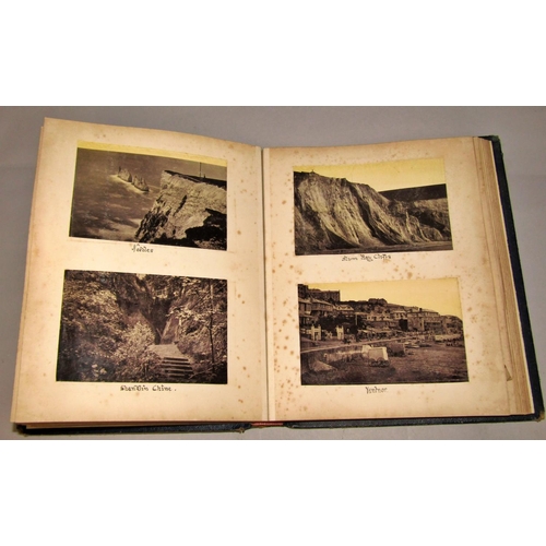 172 - Travel Interest - including a Victorian photographic album with views of English and European views,... 