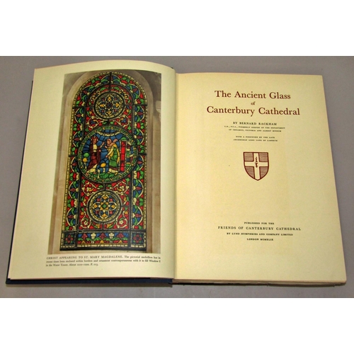 175 - Stained Glass Interest - large collection to include The Ancient Glass of Canterbury Cathedral by Be... 