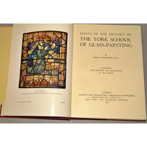 175 - Stained Glass Interest - large collection to include The Ancient Glass of Canterbury Cathedral by Be... 