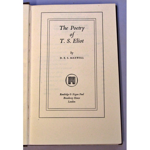 187 - Poetry 130 volumes plus, including Betjeman, TS Eliot, Dylan Thomas, Coleridge, etc