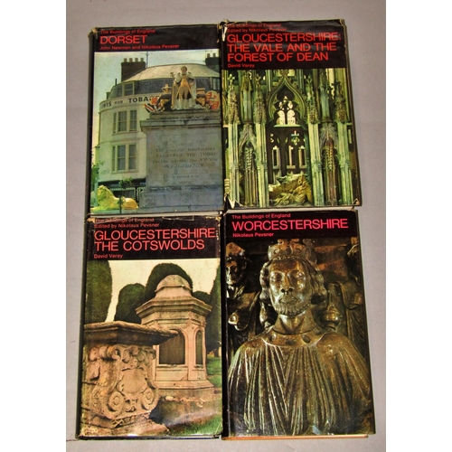 191 - Pevsner, 43 volumes - Historical Architectural Buildings in English Counties