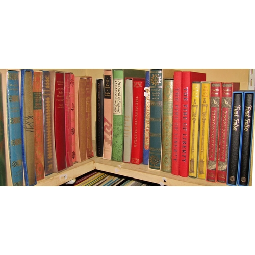 195 - Folio Society - all in slip cases to include Historical, Biographies, Humour, etc, 90 volumes approx