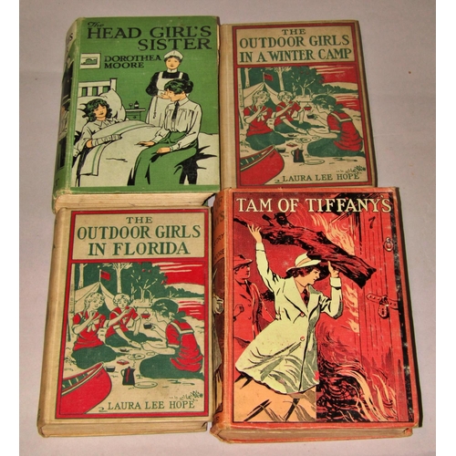 209 - Vintage Children's Books - Laura Lee Hope, The Outdoor Girl, 7 volumes, further Edwardian books with... 