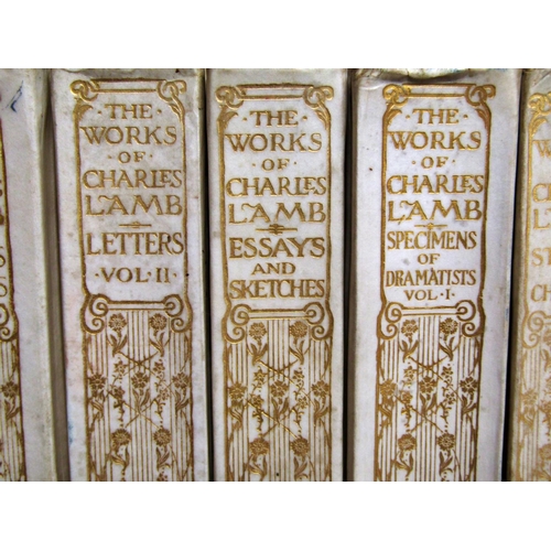 211 - The Works of Charles Lamb, edited by William Donald, 12 volumes, limited edition 200 sets, number 16... 