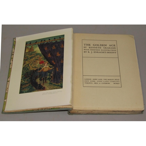 225 - Mixed Interest - The Golden Age, by Kenneth Grahame, illustrated by RJE Moony, Peter Pan and Wendy, ... 