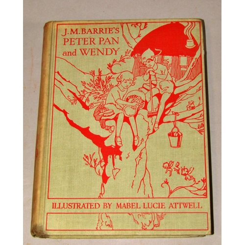 225 - Mixed Interest - The Golden Age, by Kenneth Grahame, illustrated by RJE Moony, Peter Pan and Wendy, ... 