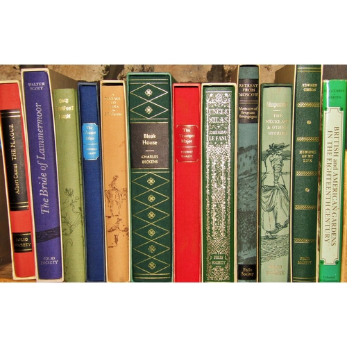 230 - Folio Society - including Uncle Silas, Bleak House, Cold Comfort Farm, etc, 12 volumes