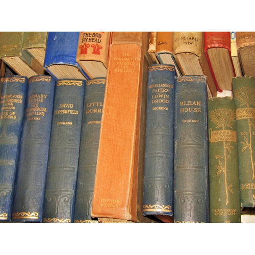 238 - Mixed Interest - two suitcases including works by Thackeray, WB Yeats, number of classics, Origin of... 