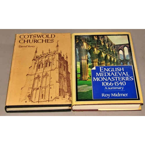 243 - Ecclesiastical Architecture - including great church towers of England by Allen, Suffolk Churches by... 