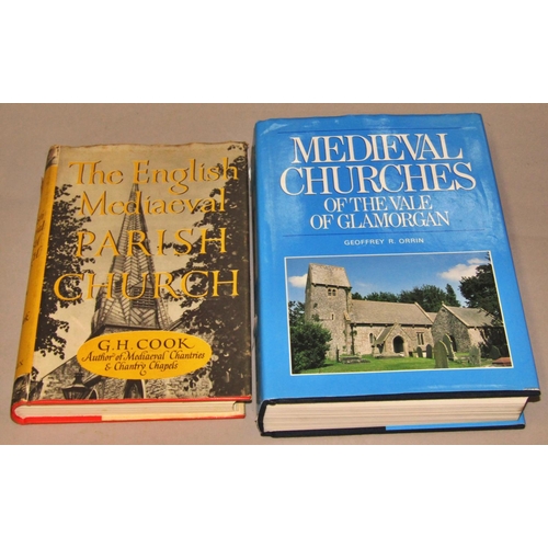 243 - Ecclesiastical Architecture - including great church towers of England by Allen, Suffolk Churches by... 