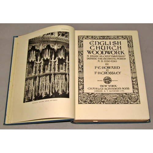 243 - Ecclesiastical Architecture - including great church towers of England by Allen, Suffolk Churches by... 