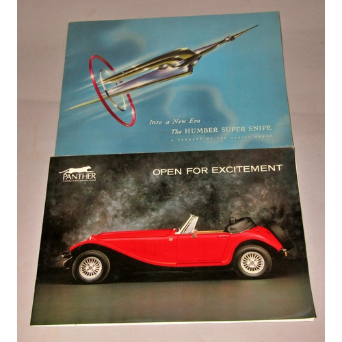 252 - A collection of Car Showroom brochures for vehicles produced in the 1960s - 1980s period to include ... 