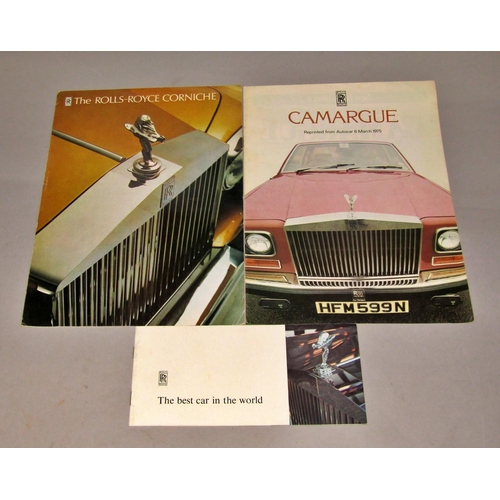 252 - A collection of Car Showroom brochures for vehicles produced in the 1960s - 1980s period to include ... 