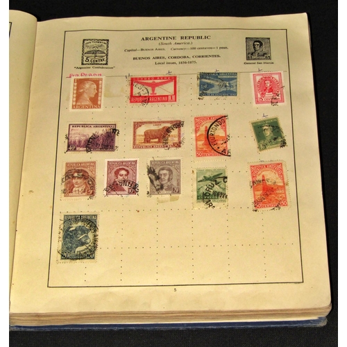 270 - The Strand stamp album containing a worldwide collection of stamps mainly George VI and later