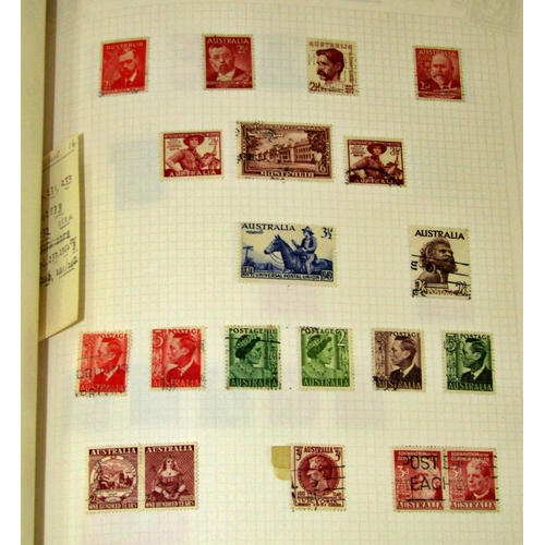 272 - Seven albums containing a worldwide collection of stamps from Queen Victoria to QEII