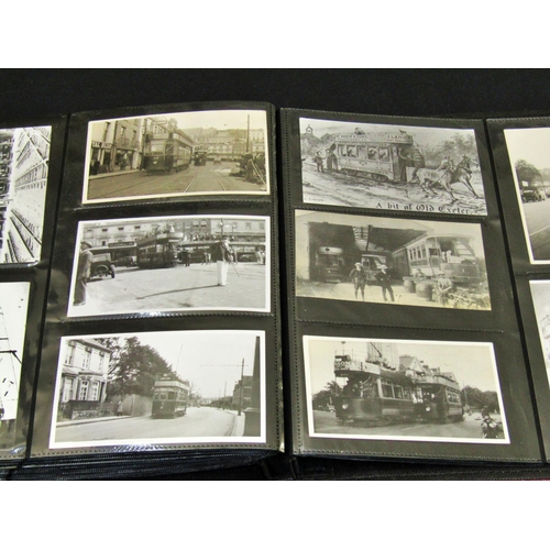 277 - Approx 260 photographic illustrations of trams, depicting vehicles on route, in accidents, etc