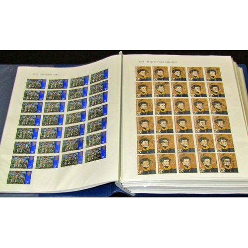 278 - Four albums decimal and British definitive, regional postage due and used stamps, decimal British co... 