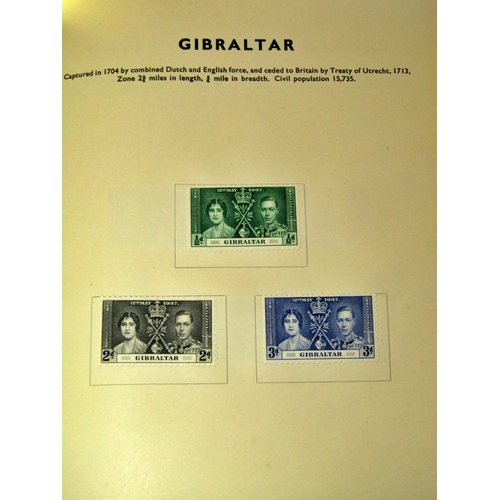 281 - A Coronation album King George VI containing stamps from all parts of the Commonwealth, further albu... 