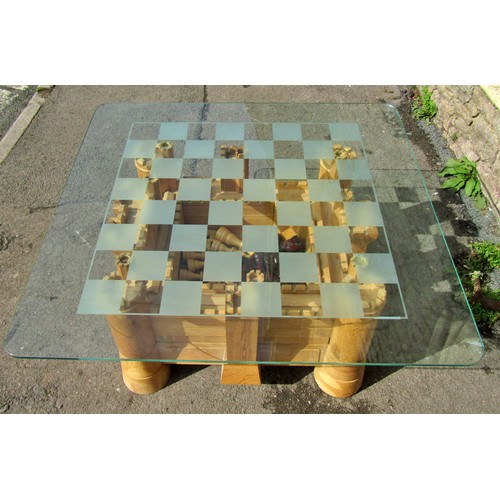 2390 - Fine quality hand crafted bespoke occasional table by Heritage Tables with interlocking pieces, set ... 