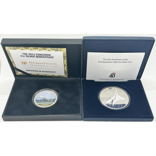 1824 - Westminster mint - 40th Anniversary of the First Flight of Concorde, 5oz proof coin, 2009 limited to... 