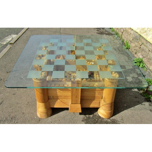 2390 - Fine quality hand crafted bespoke occasional table by Heritage Tables with interlocking pieces, set ... 