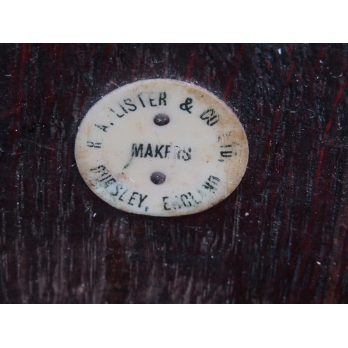 2495 - A Lister & Co oak pail brass banded named Ledbury