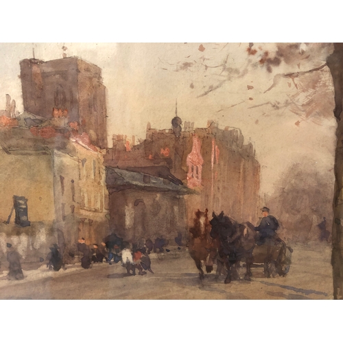 111 - Rose Maynard Barton (1856-1929) - 'Chelsea' (1895), watercolour and bodycolour on paper, signed and ... 