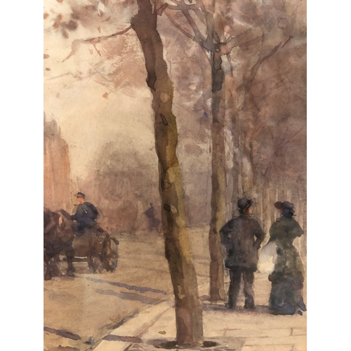 111 - Rose Maynard Barton (1856-1929) - 'Chelsea' (1895), watercolour and bodycolour on paper, signed and ... 