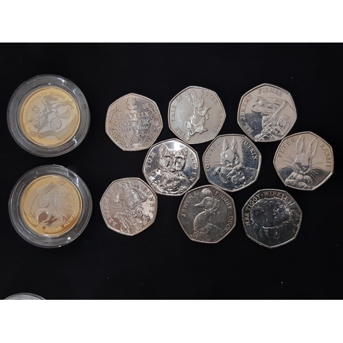 1832 - A collection of Brilliant uncirculated coins together with a collection of 20 cupronickel coinage ac... 