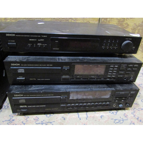 2131 - Three Denon hi-fi separates, stereo tuner TU-260L mark II and two compact disc players DCD 1300 and ... 