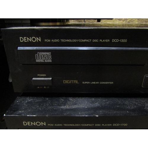 2131 - Three Denon hi-fi separates, stereo tuner TU-260L mark II and two compact disc players DCD 1300 and ... 