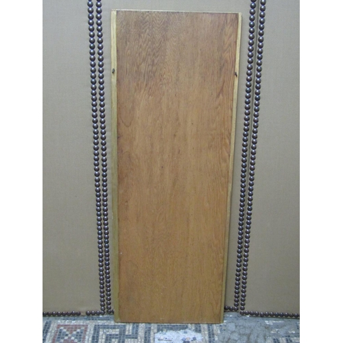 2427A - A rectangular wall mirror with bevelled edge plate and gilt moulded frame 120cm x 45cm