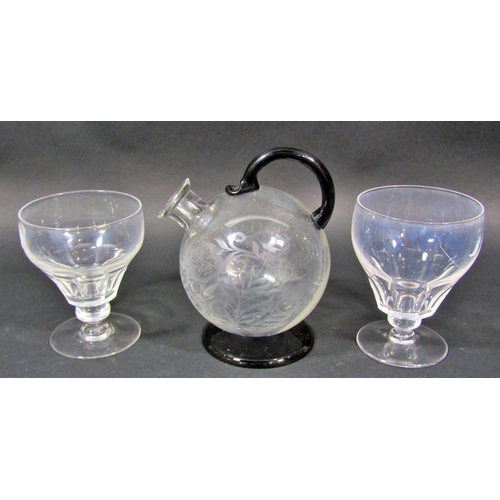 1143 - A selection of good quality glass ware including five decanters, two rummers, five cranberry wine gl... 