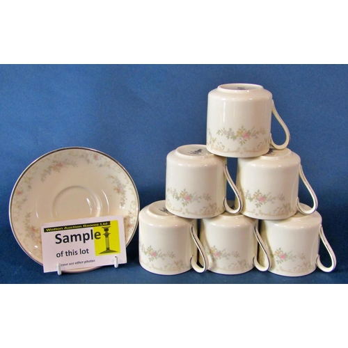 1006 - A Royal Doulton ‘Diana’ pattern coffee service, comprising coffee pot, milk jug, lidded sugar basin,... 