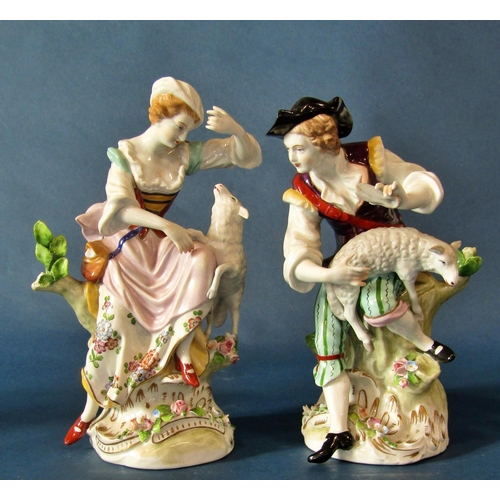 1062 - A group of five various continental porcelain figures (5)